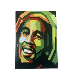 Bob Marley Metal Sheet - Gloss Finish - 8 x 11 (A4) Portrait