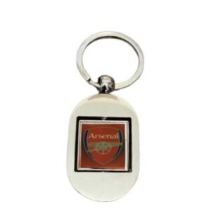 Arsenal Metal Keyring – Rotating Square
