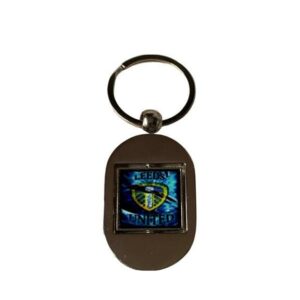 Leeds Metal Keyring – Rotating Square
