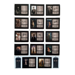 Doctor Who Actors On A Metal Sheet – Gloss Finish – 8 x 11 (A4) Portrait