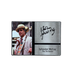 Doctor Who Sylvester McCoy Metal Sheet – Gloss Finish – 8 x 11 (A4) Landscape