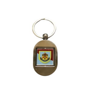 Burnley Metal Keyring – Rotating Square