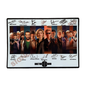 Doctor Who Sign Collection On Metal Sheet – Gloss Finish – 8 x 11 (A4) Landscape