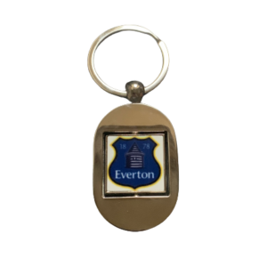Everton Metal Keyring – Rotating Square