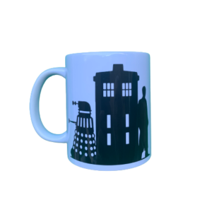 Doctor Who Black/White Mug