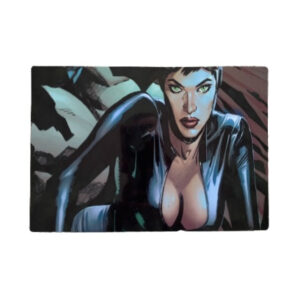 Cat Women Super Hero On Metal Sheet – Gloss Finish – 8 x 11 (A4) Landscape