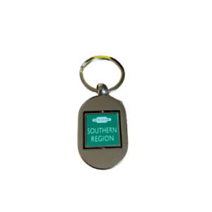 Southern Region Metal Keyring – Rotating Square