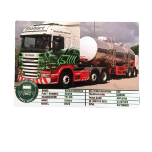 Eddie Stobart On A Metal Sheet – Gloss Finish – 8 x 11 (A4) Landscape