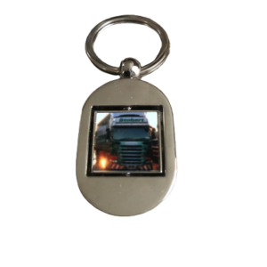 Eddie Stobart Metal Keyring – Rotating Square