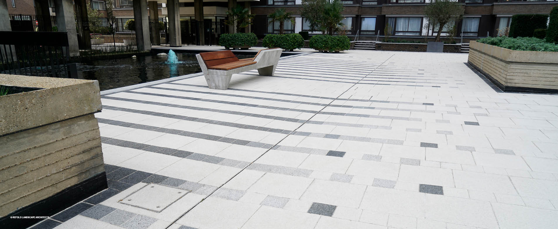 Water Gardens, Hyde Park Estate