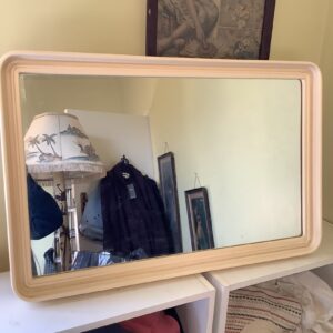 1970s Plastic Framed Dressing Table Mirror