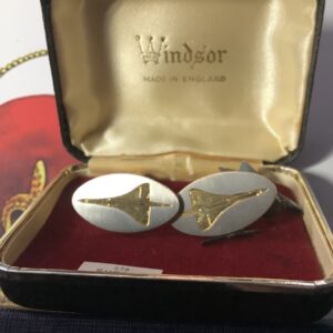 Concorde Cufflinks Pair Of Metal Cufflinks