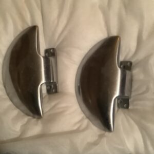 Pair Of Half Moon Shaped Heavy Duty Aluminium Door Handles