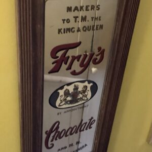 Vintage  Fry’s Chocolate Advertising Mirror