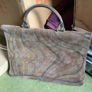 Vintage Paul Smith Briefcase In Shiny Leather